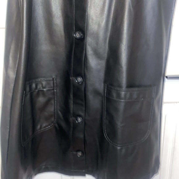 NWT American Eagle vegan leather jumper, size L Tall, - Picture 4 of 5